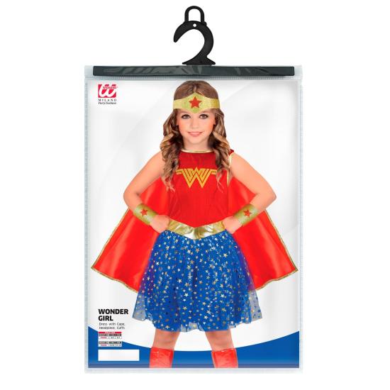 Disfraz Wonder Girl para Niña – Incluye Capa, Diadema, Vestido y Muñequeras | Traje de Superhéroe Infantil Disfraz Wonder Girl para Niña – Incluye Capa, Diadema, Vestido y Muñequeras | Traje de Superhéroe Infantil