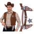 Dos cartucheras con pistola cowboy 20 cms