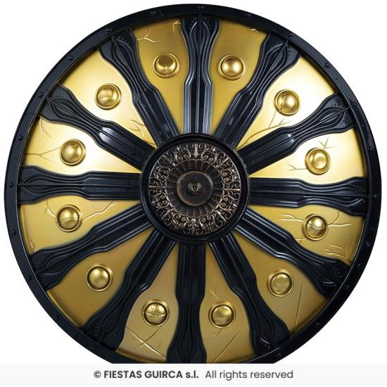 Escudo Espartano 45 cm - Accesorio de Guerreros Griegos y Vikingos para Disfraces