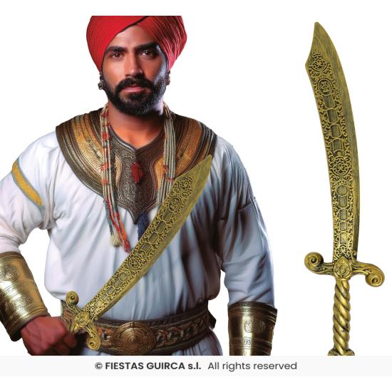 Espada Árabe Dorada de Juguete 55 cm