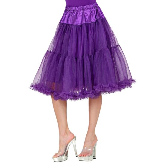 Falda Enagua Tul 65 cms en color Morado