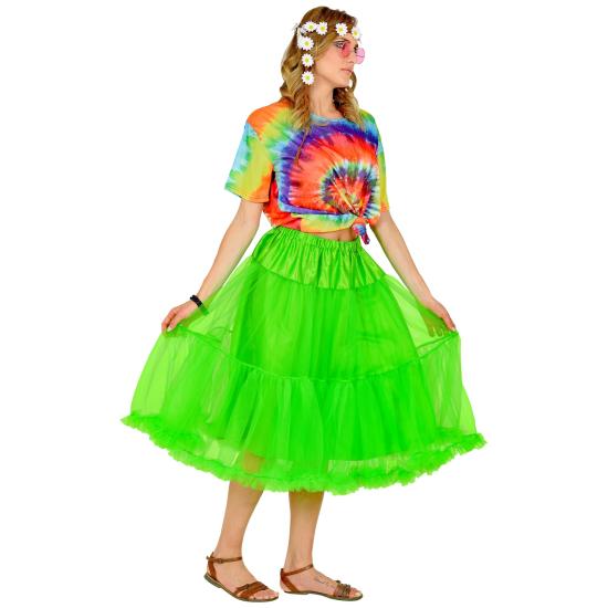 Falda Enagua Tul 65 cms en color Verde