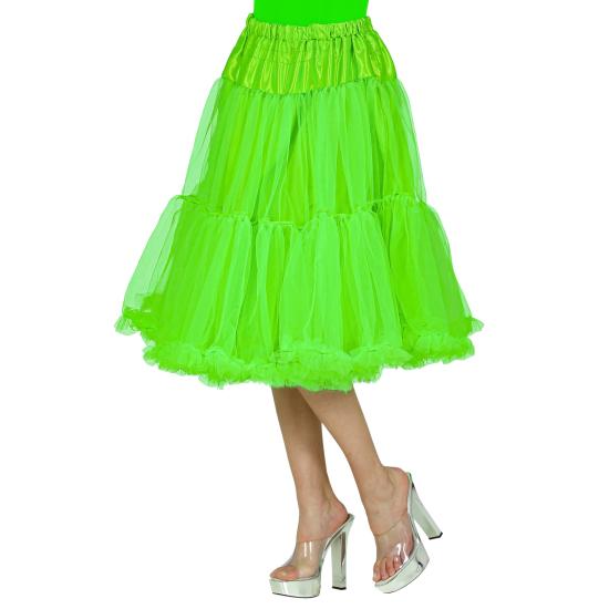 Falda Enagua Tul 65 cms en color Verde