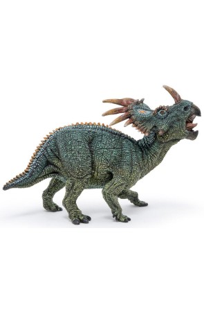 Figura de Dinosaurio Styracosaurus Marca Papo Verde
