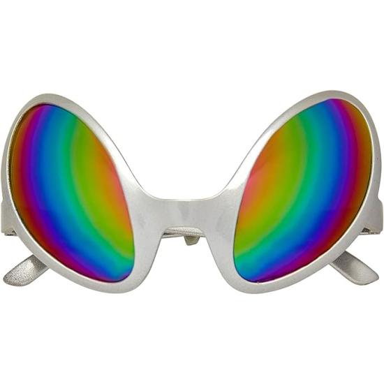 Gafas extraterrestres con lentes holográficas,