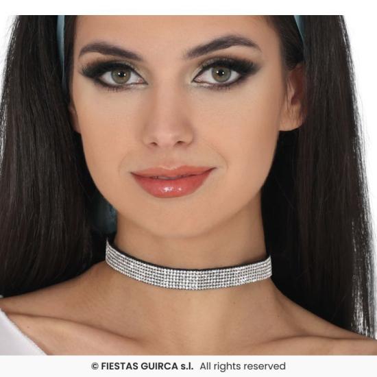 Gargantilla Brillantes Plata