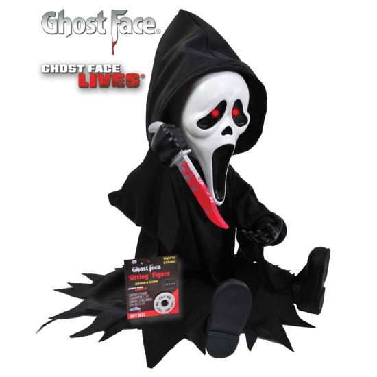 Ghost Face Motion Figura Animada, 11 Pulgadas, Negro Ghost Face Motion Figura Animada, 11 Pulgadas, Negro