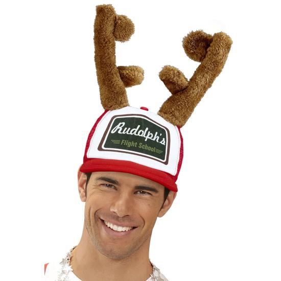 Gorra con Cuernos de Reno  adulto .