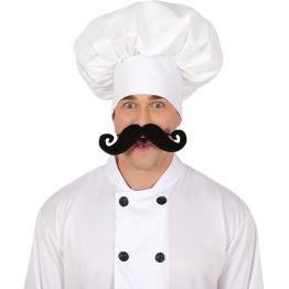 Gorro de Chef Blanco Adulto | Accesorio Disfraz Cocinero