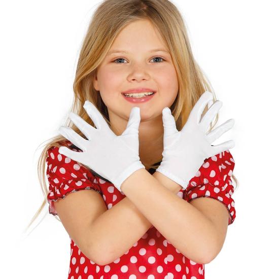 Guantes Blancos infantiles 19 cm Guantes Blancos infantiles 19 cm