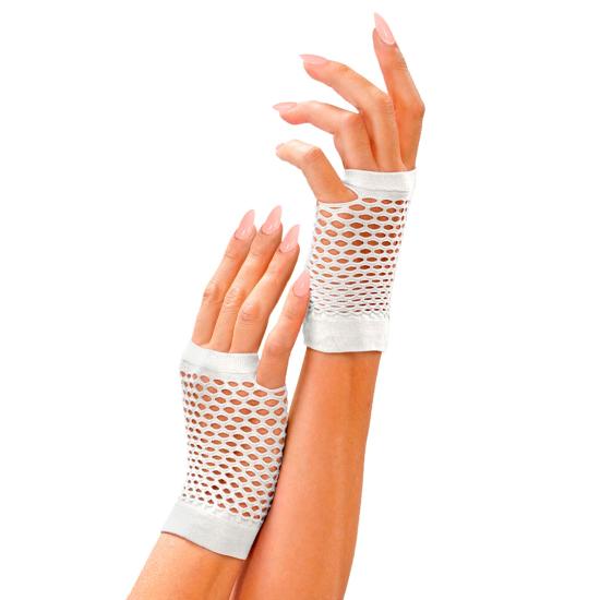 Guantes sin dedo Red Blancos