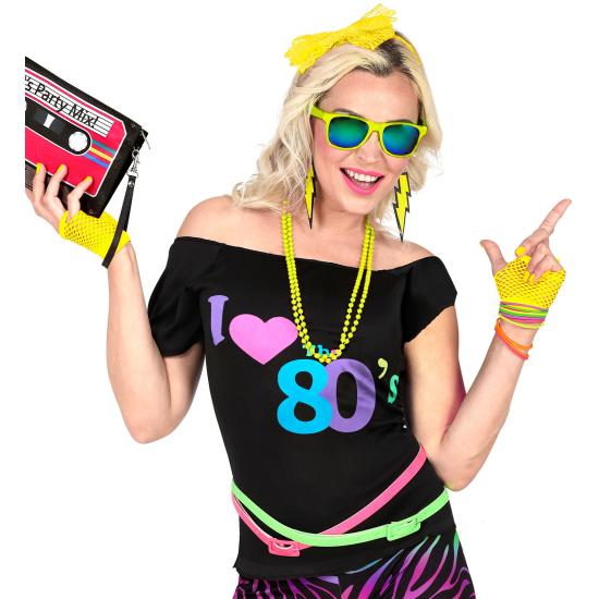 Guantes sin dedo Red Fluorescentes Amarillos