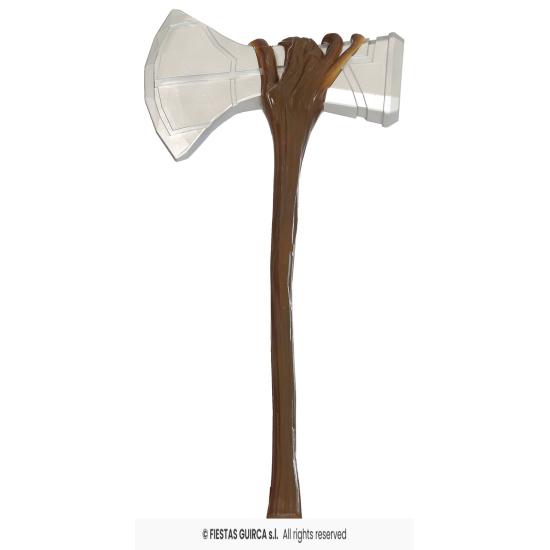 Hacha Vikinga de 61 cm - Accesorio de Fantasía para Disfraces Épicos