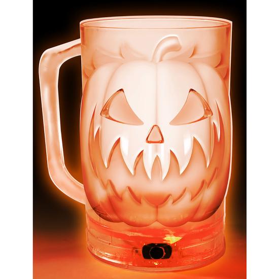 Jarras 700 ml con Luz Led para Halloween Calabaza Jarras 700 ml con Luz Led para Halloween Calabaza