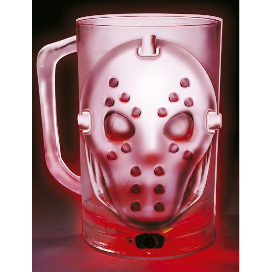 Jarras 700 ml con Luz Led para Halloween Jason