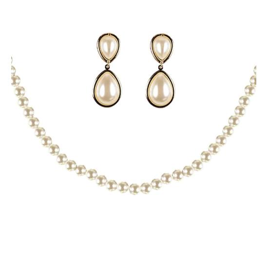 Juego Collar y Perlas  .