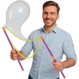 Kit de Pompas de Jabón con Palos y Cuerdas para Fiestas
