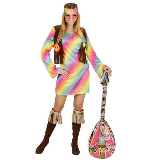 Mandolina hippie hinchable rosa