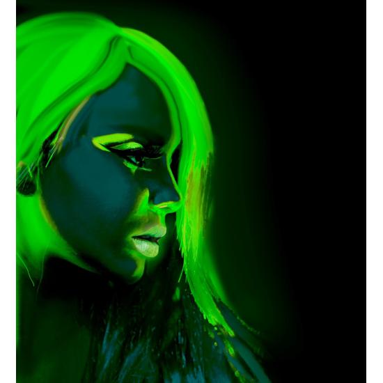 Maquillaje Verde Fluorescente en Bote 30ml