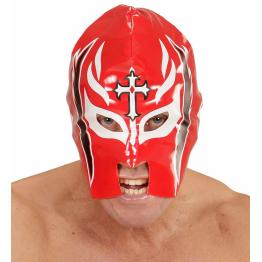 Mascara de Lucha Roja.,