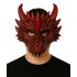 Media Máscara de Dragón Roja