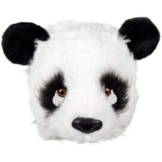 Media máscara de peluche de Panda