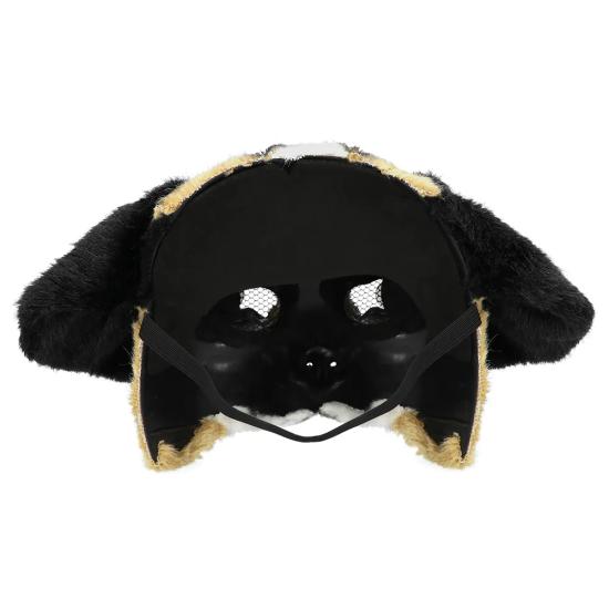 Media máscara de peluche San Bernardo adultos Media máscara de peluche San Bernardo adultos