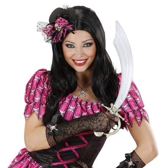 Mini Sombrero con Calavera y Lazo