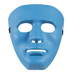 Mascara para disfraces Anonymous azul