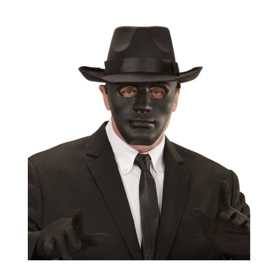 Mascara para disfraces Anonymous Negra.