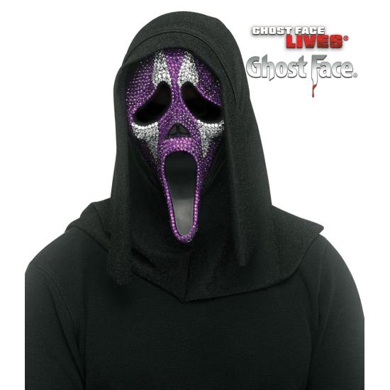 Máscara Brillante de Bufón Ghost Face – Terror con Estilo y Brillo Máscara Brillante de Bufón Ghost Face – Terror con Estilo y Brillo