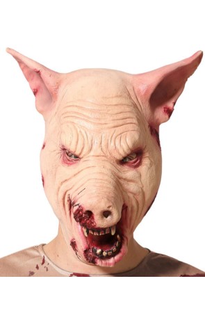 Máscara Cerdo Terror para adulto