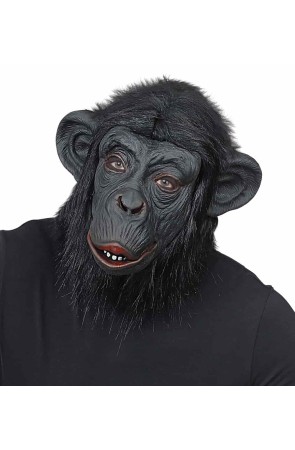 Máscara Chimpancé negra.