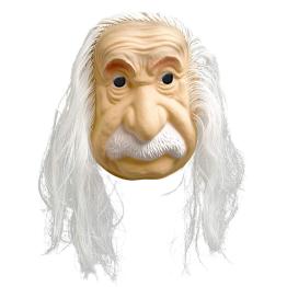 Máscara Científico Einstein con Pelo