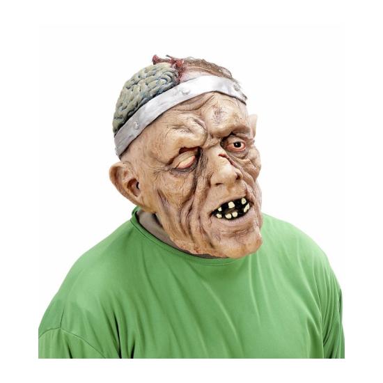 Mascara Halloween cirujía con pelo.