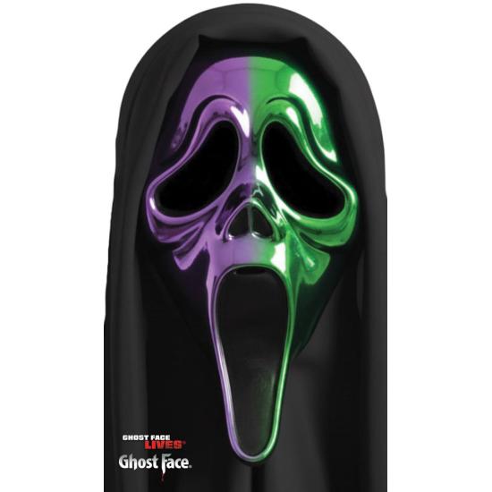 Máscara cromada ombré Ghost Face®