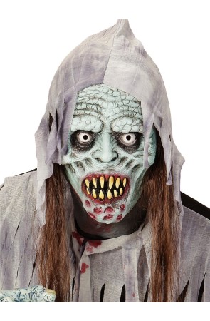 Máscara de demonio zombie