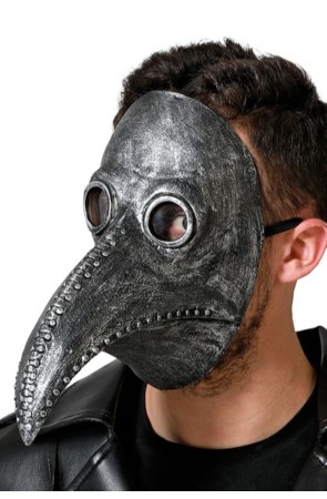 Máscara de doctor de la peste  para adulto Latex