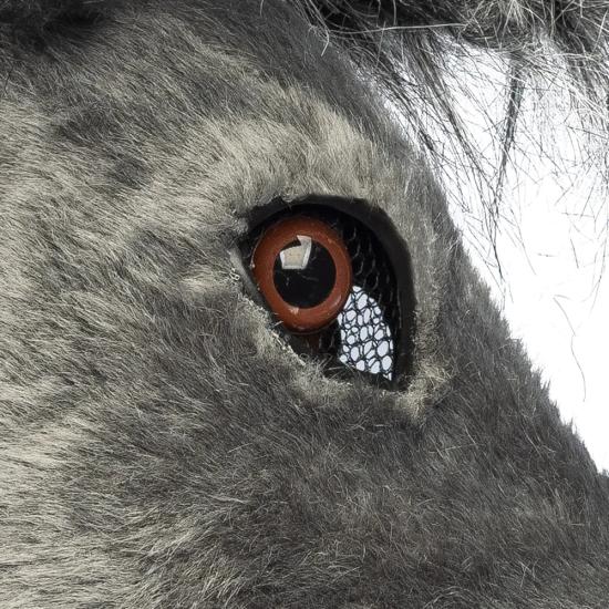 Máscara de Peluche de Burro para Adultos