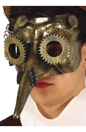Máscara de Steampunk Gold