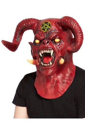 Máscara del diablo satánico adultos