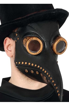 Máscara doctor de la peste negra adulto