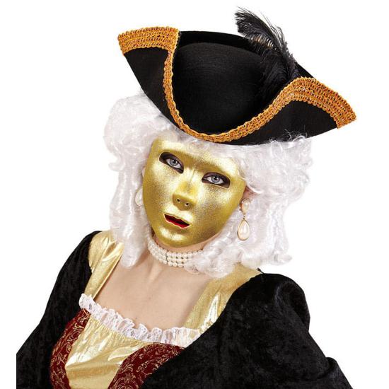 Máscara Dorada de Tela Máscara Dorada de Tela