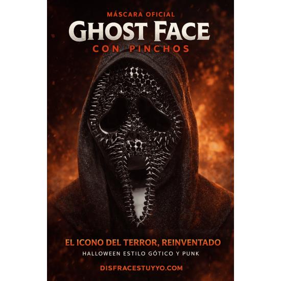 Máscara Ghost Face con Pinchos Oficial