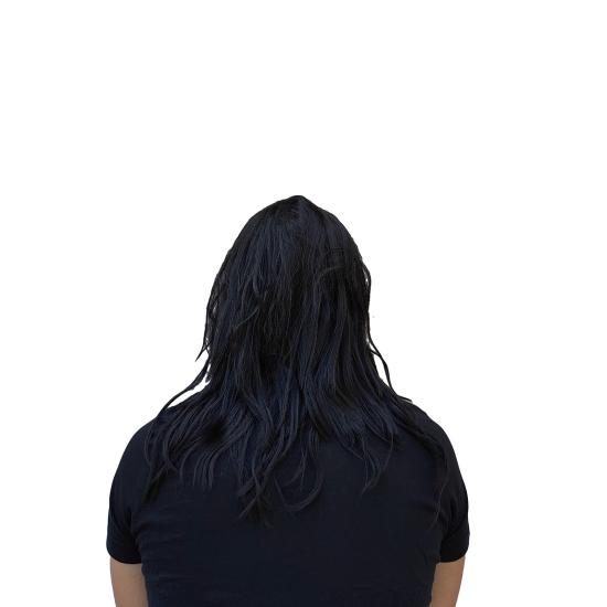 Máscara Vampiro con Cabellos para adulto