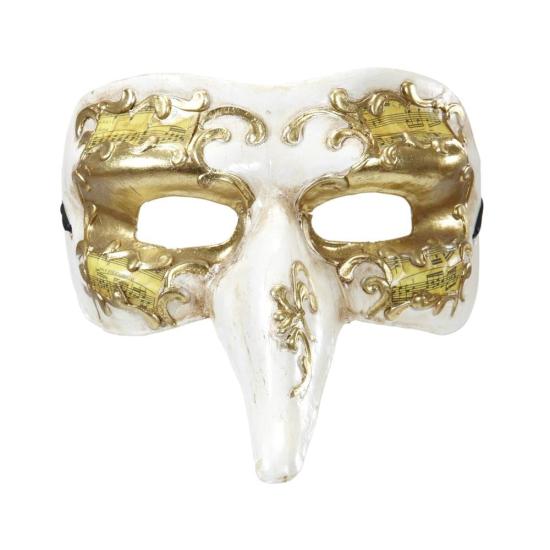 Máscara Veneciana Nariz Decorada Oro . Máscara Veneciana Nariz Decorada Oro .