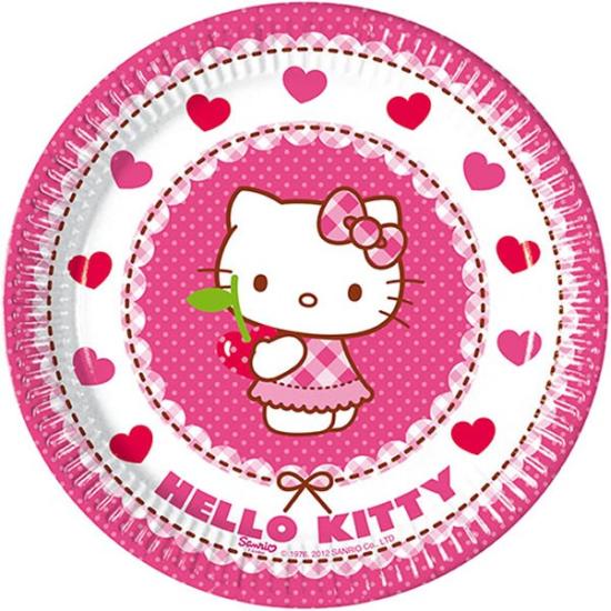 PACK 8 PLATOS 20 CM HELLO KITTY HEARTS PACK 8 PLATOS 20 CM HELLO KITTY HEARTS
