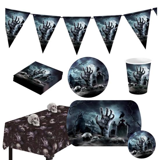 Vajilla de Fiesta Cementerio