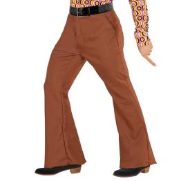 Pantalones de Hombre Años 70 Groovy Marrón*