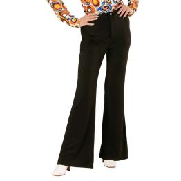 Pantalones de Mujer Años 70 Groovy Negro*